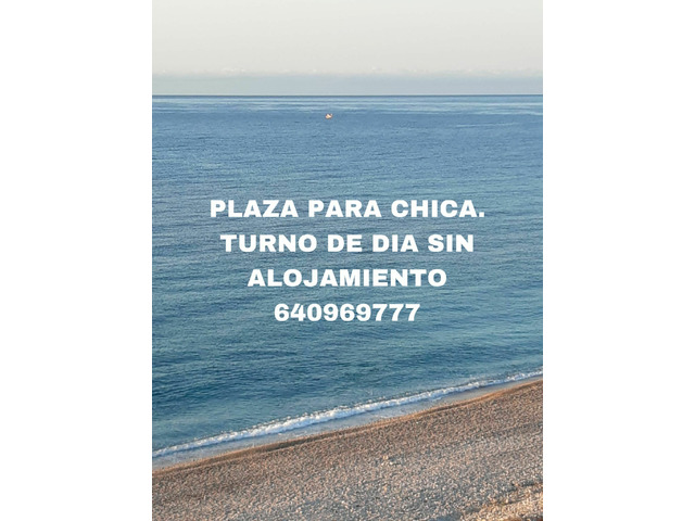 TURNO DE DIA SIN ALOJAMIENTO.