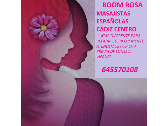 BOOM ROSA CÁDIZ CENTRO MASAJISTAS