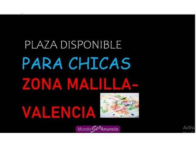 PLAZAS DISPONIBLES